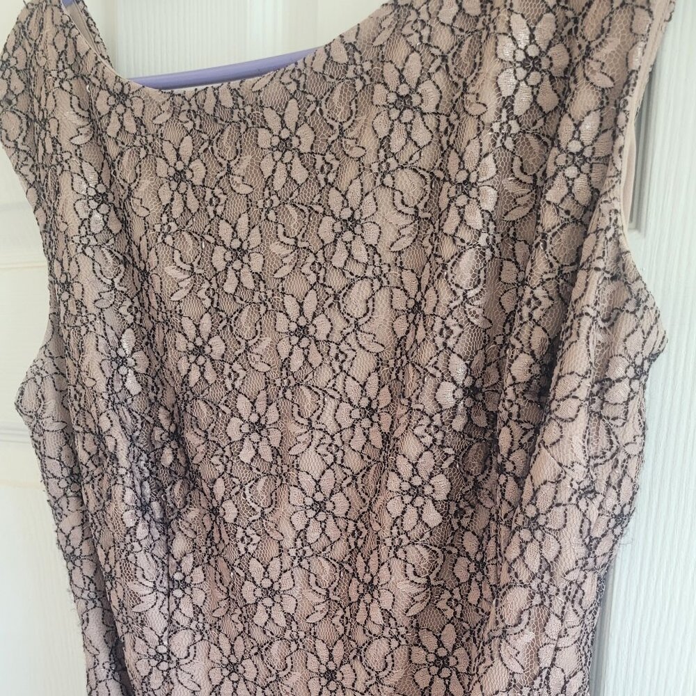 Gold and Black Formal Dress